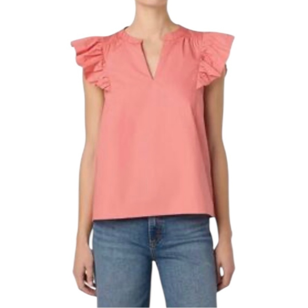 JOE'S JEANS V-Neck
Flutter Sleeve Top NWOT